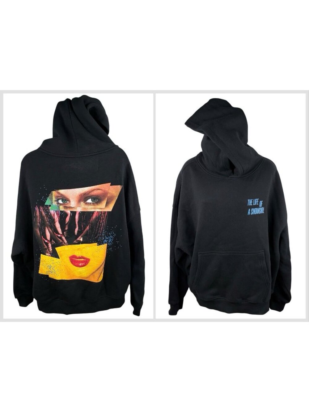 Taylor Swift Life Of A Showgirl Hoodie Sweatshirt Size Large Album Graphic
